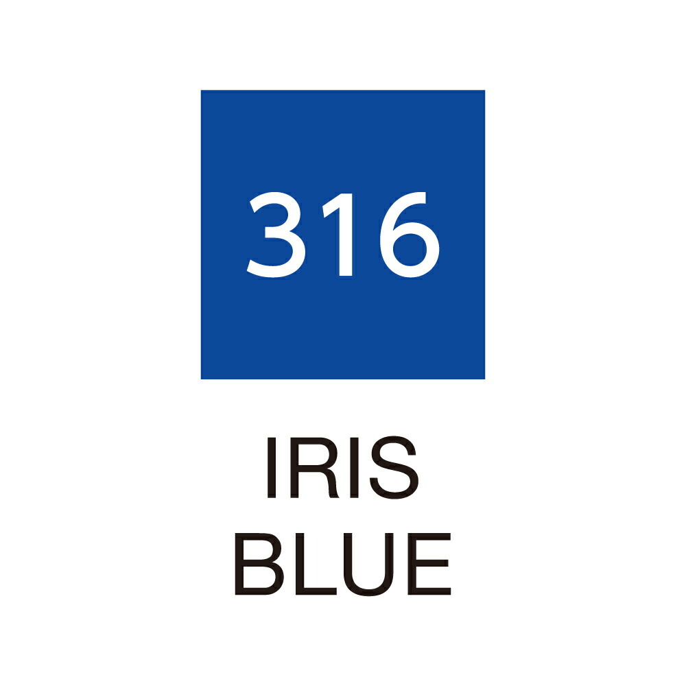 ( массовая закупка ). бамбук ZIG clean цвет настоящий brush NO.316 iris blue RB-6000AT-316(3 шт. комплект )