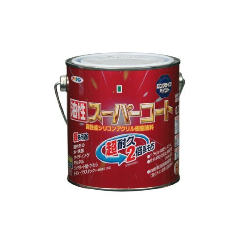 まとめ買い アサヒペン 油性スーパーコート 0.7L オーシャンブルー 〔3缶セット〕