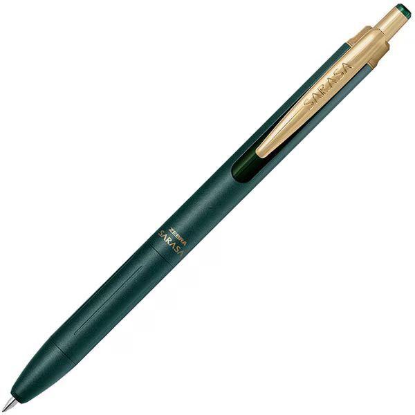 メール便発送 ゼブラ ノック式ジェルボールペン サラサグランド0.5 0.5mm グリーンブラック P-JJ57-VGB