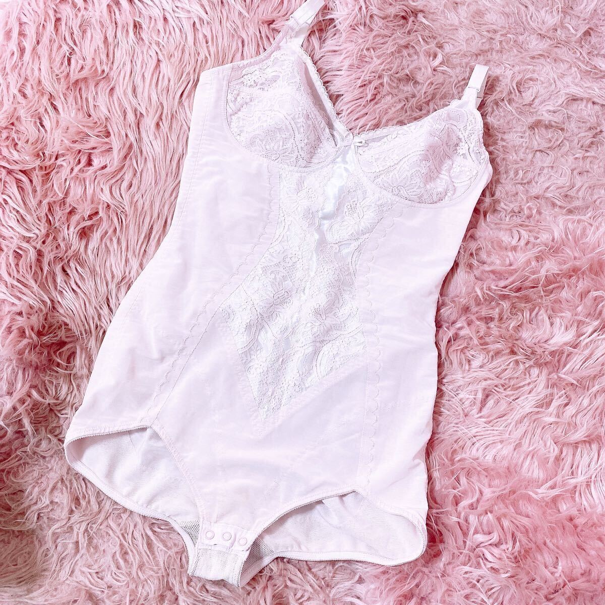 902 Sunjaylle high class high leg body suit black chi opening and closing hook attaching adjustment goods * correction underwear * polyester cloth pink color 