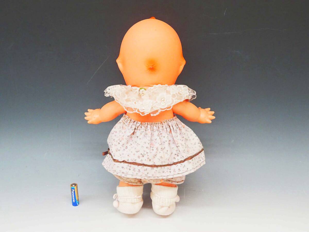 ◇(EG) 昭和レトロ キューピー 人形 全長 約43cm 帽子付き 緑 ◇(EG) 昭和レトロ キューピー 人形 全長 約43cm 帽子付き 緑
