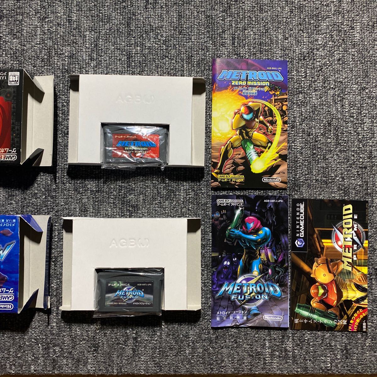 GBA メトロイド METROID ゼロミッション フュージョン 2本セット GBA メトロイド METROID ゼロミッション フュージョン 2本セット