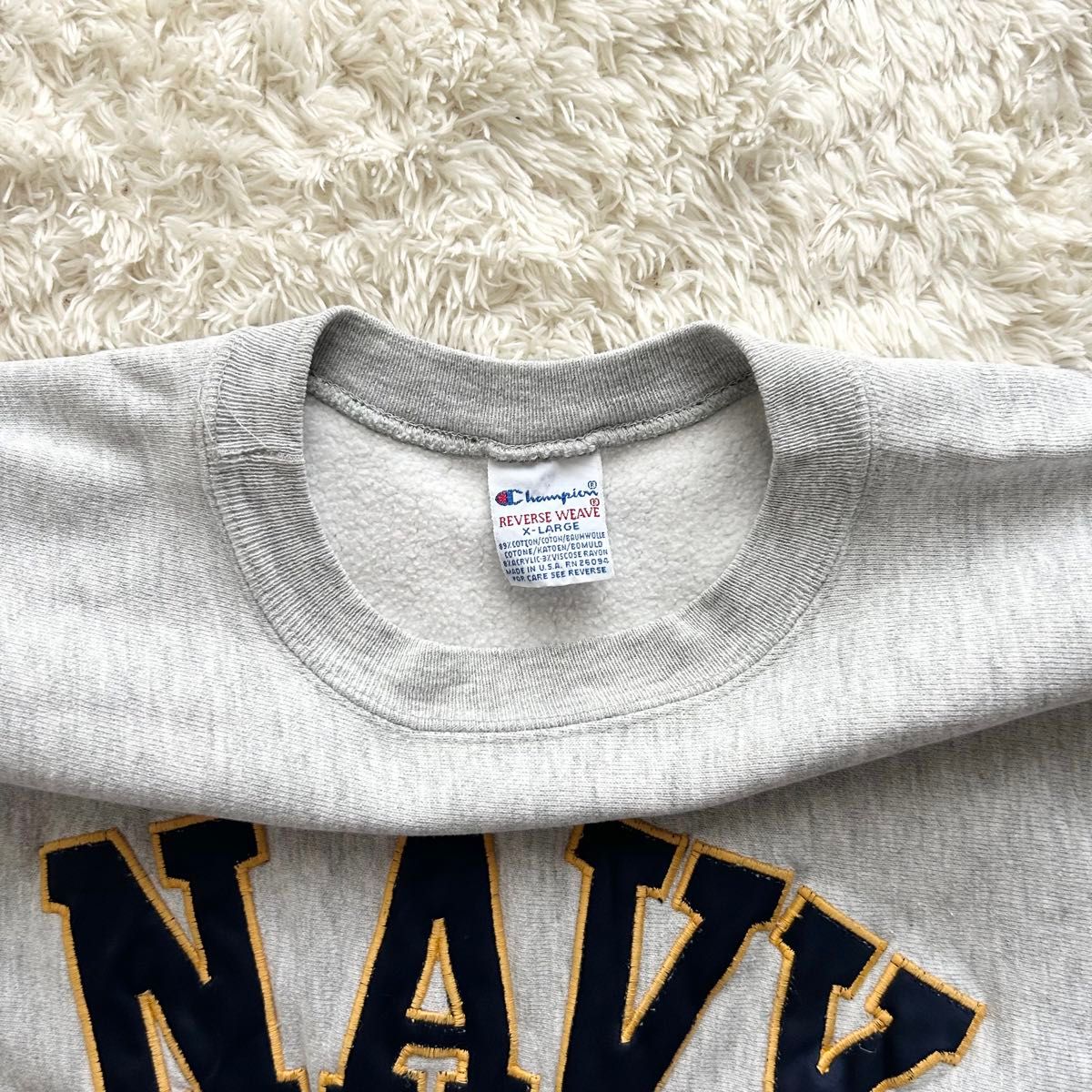 チャンピオン リバースウィーブ スウェット 刺繍タグ 90s NAVY チャンピオン リバースウィーブ スウェット 刺繍タグ 90s NAVY