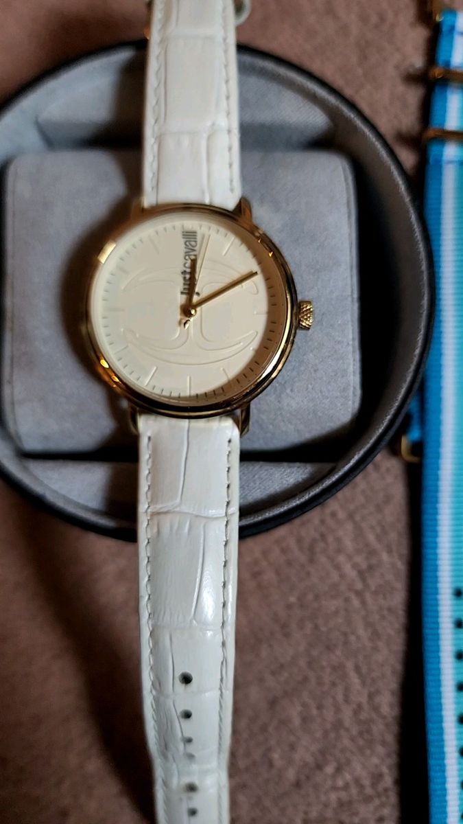 just cavalli レディース 腕時計 中古 ホワイト