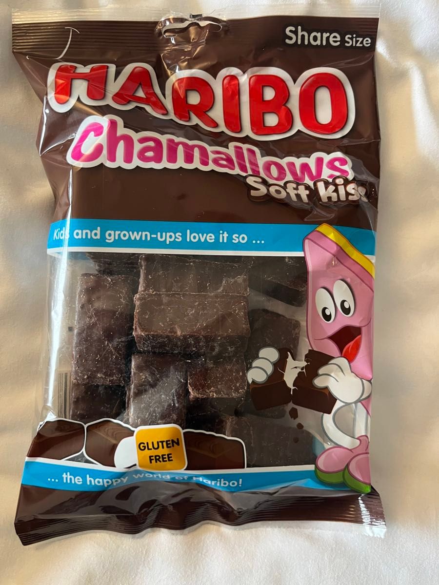 HARIBOチョコマシュマロ日本未販売chamallows soft kissハリボー HARIBOチョコマシュマロ日本未販売chamallows soft kissハリボー