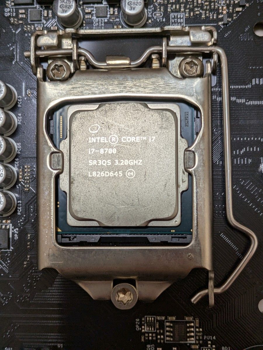 【中古】BIOS起動確認済 B360m マザーボードとCORE i7 8700のセット 【中古】BIOS起動確認済 B360m マザーボードとCORE i7 8700のセット