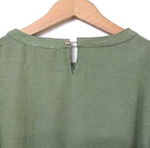 pyumosso 刺繍 ブラウス M~Lサイズ カーキ|Yahoo!フリマ(旧 pyumosso 刺繍 ブラウス M~Lサイズ カーキ|Yahoo!フリマ(旧