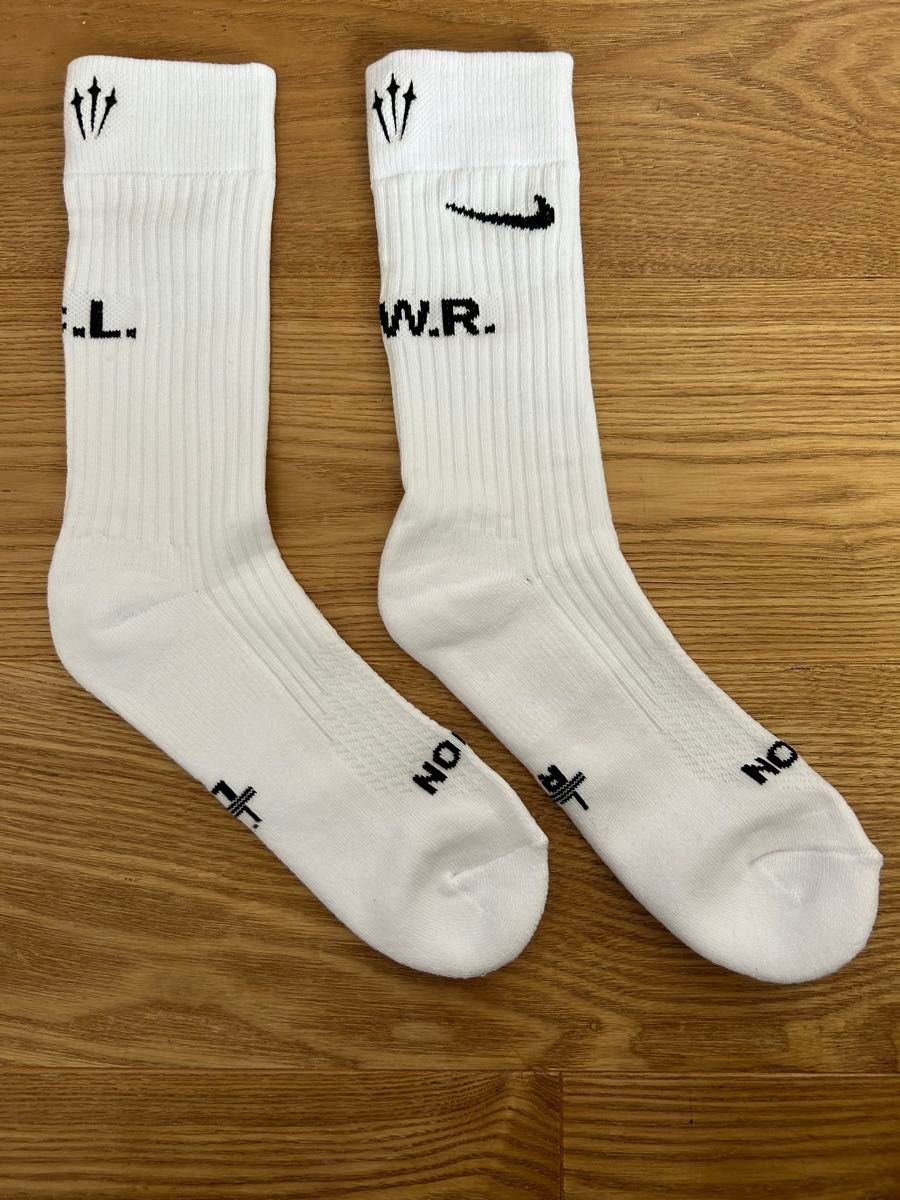 Lサイズ バラ売り1足 Nike x NOCTA Crew Pack of 3 Socks White Lサイズ バラ売り1足 Nike x NOCTA Crew Pack of 3 Socks White