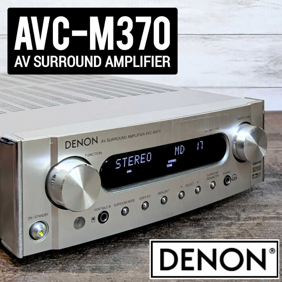 動作良好】DENON AVサラウンドアンプ AVC-M370|Yahoo!フリマ 動作良好】DENON AVサラウンドアンプ AVC-M370|Yahoo!フリマ