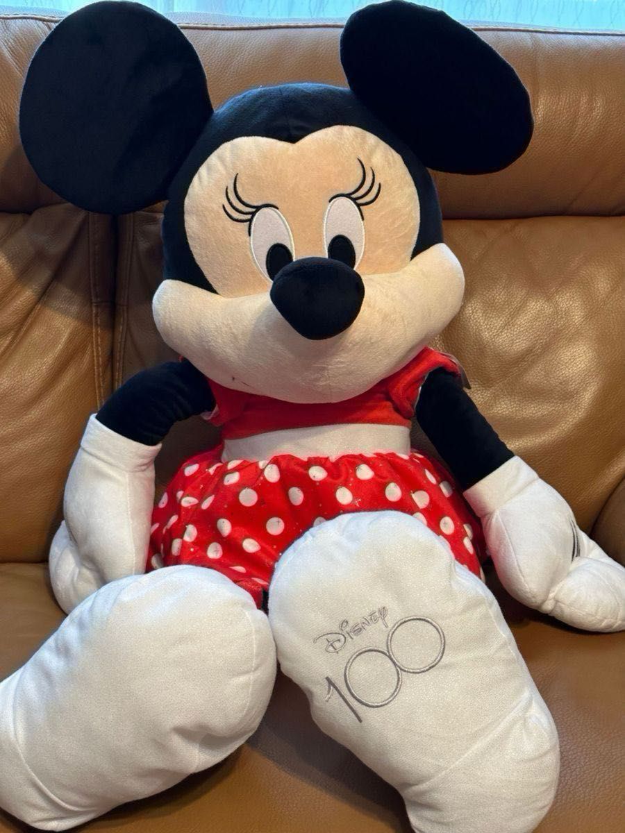 特大】ディズニー ミニー ぬいぐるみ Disney BIG 100周年 ミニー 特大】ディズニー ミニー ぬいぐるみ Disney BIG 100周年 ミニー