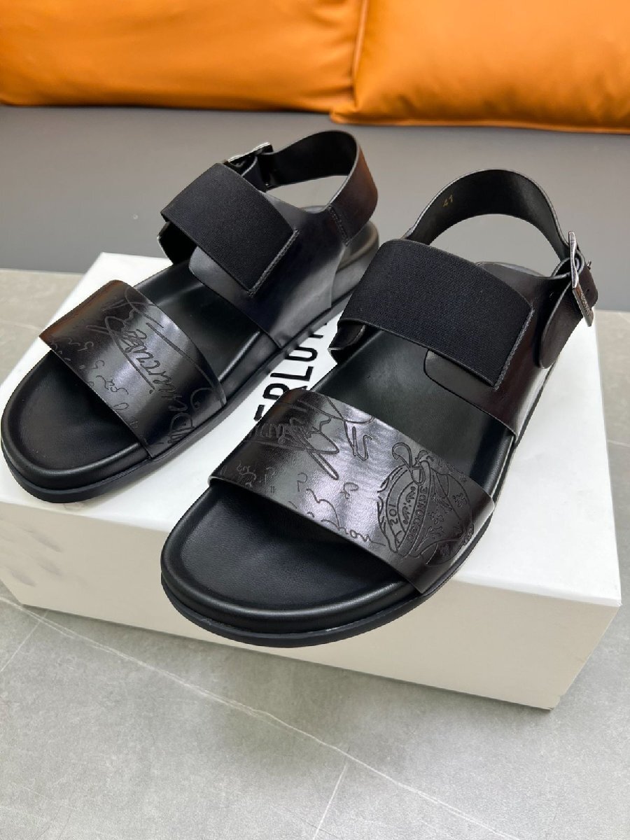Berluti ベルルッティ レザー サンダル38-44サイズ選択可能