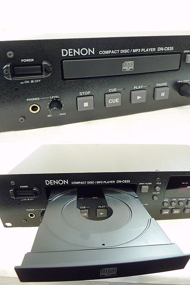 t726 未使用 DENON デノン 業務用 CDプレーヤー DN-C635 元箱付き 通電確認済み オーディオ  デッキ－日本代購代Bid第一推介「Funbid」