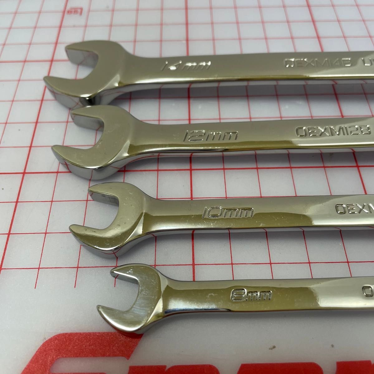 Snap-on☆スナップオン ショートコンビネーションレンチ セットOEXM8・10・12・14B Snap-on☆スナップオン ショートコンビネーションレンチ セットOEXM8・10・12・14B