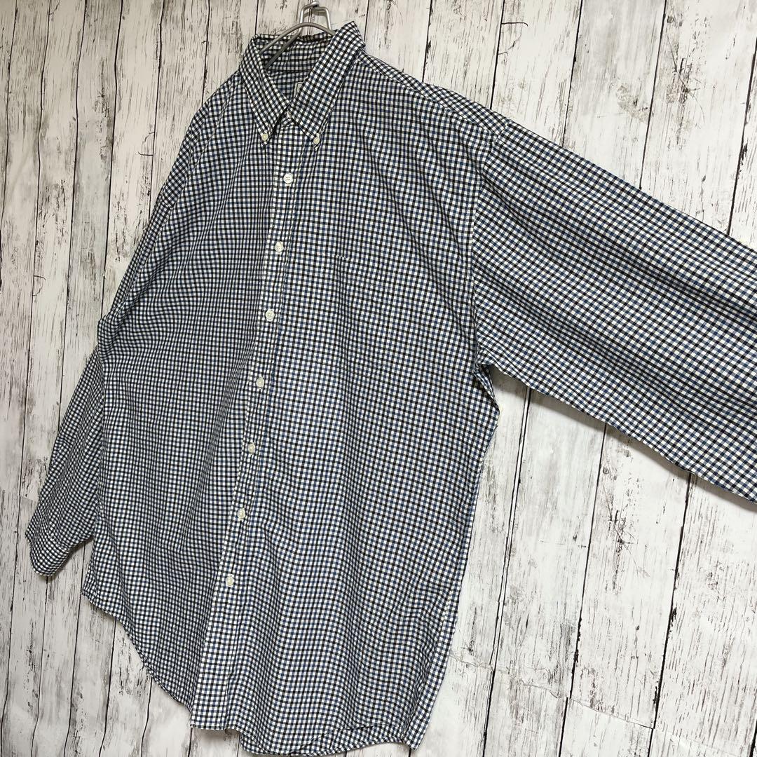 90's LLBean エルエルビーン 長袖BDシャツ ボタンダウン XL 紺 90's LLBean エルエルビーン 長袖BDシャツ ボタンダウン XL 紺