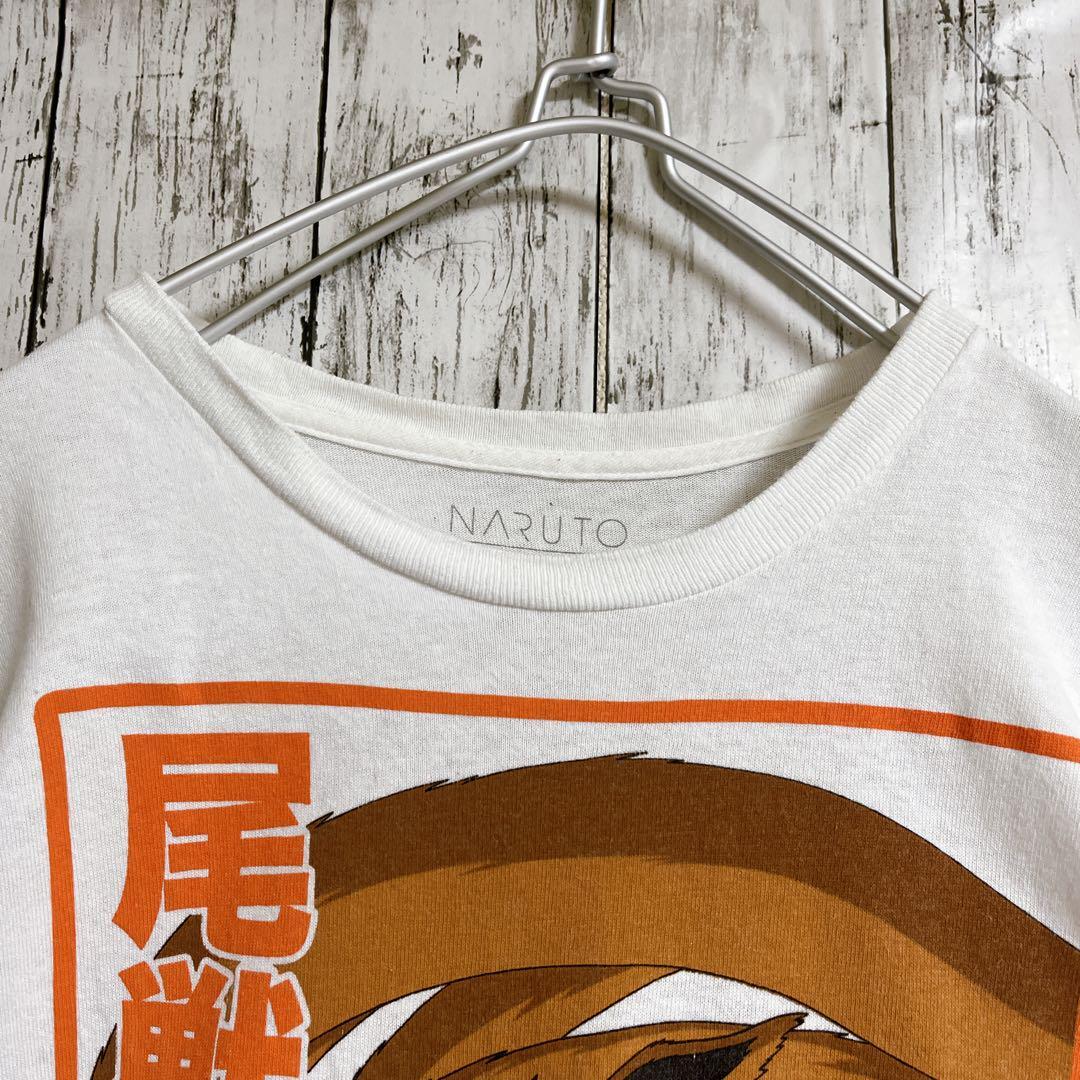 00's NARUTO ナルト 尾獣 集合 アニメTシャツ 2XL 白 ホワイト 00's NARUTO ナルト 尾獣 集合 アニメTシャツ 2XL 白 ホワイト