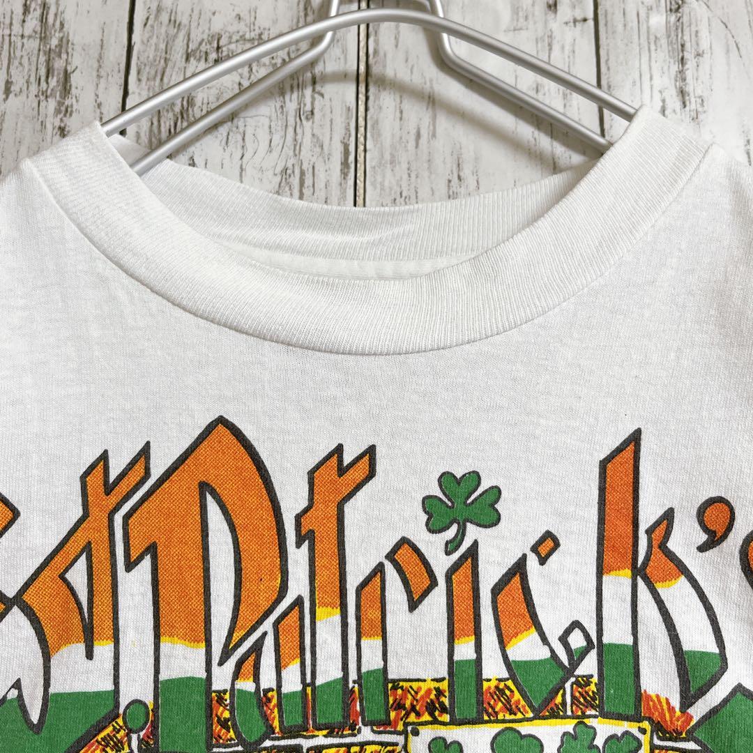 90's LAT USA製 アメリカ製 ビンテージTシャツ L 白 企業系 90's LAT USA製 アメリカ製 ビンテージTシャツ L 白 企業系