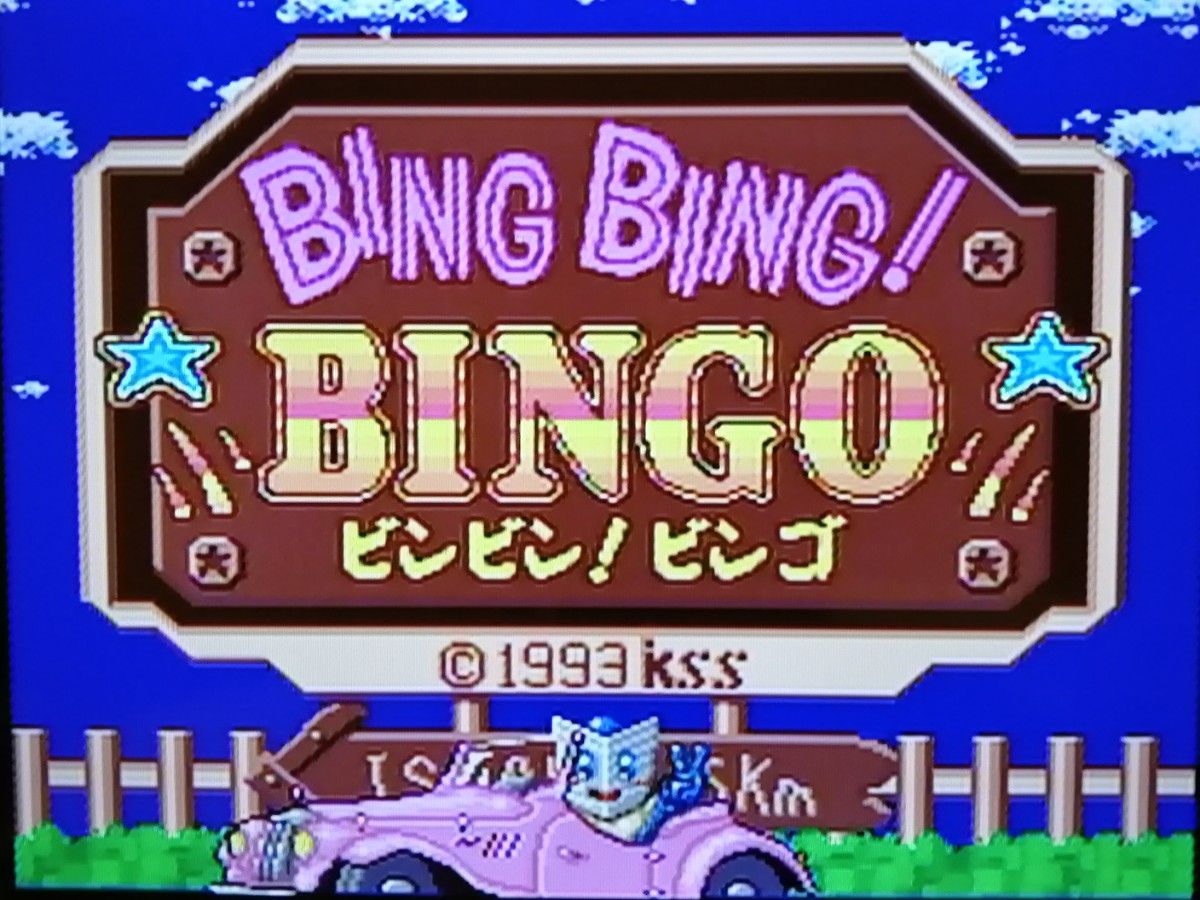 ビンビン ビンゴ SFCソフト スーパーファミコン BING BING BINGO ビンビン ビンゴ SFCソフト スーパーファミコン BING BING BINGO