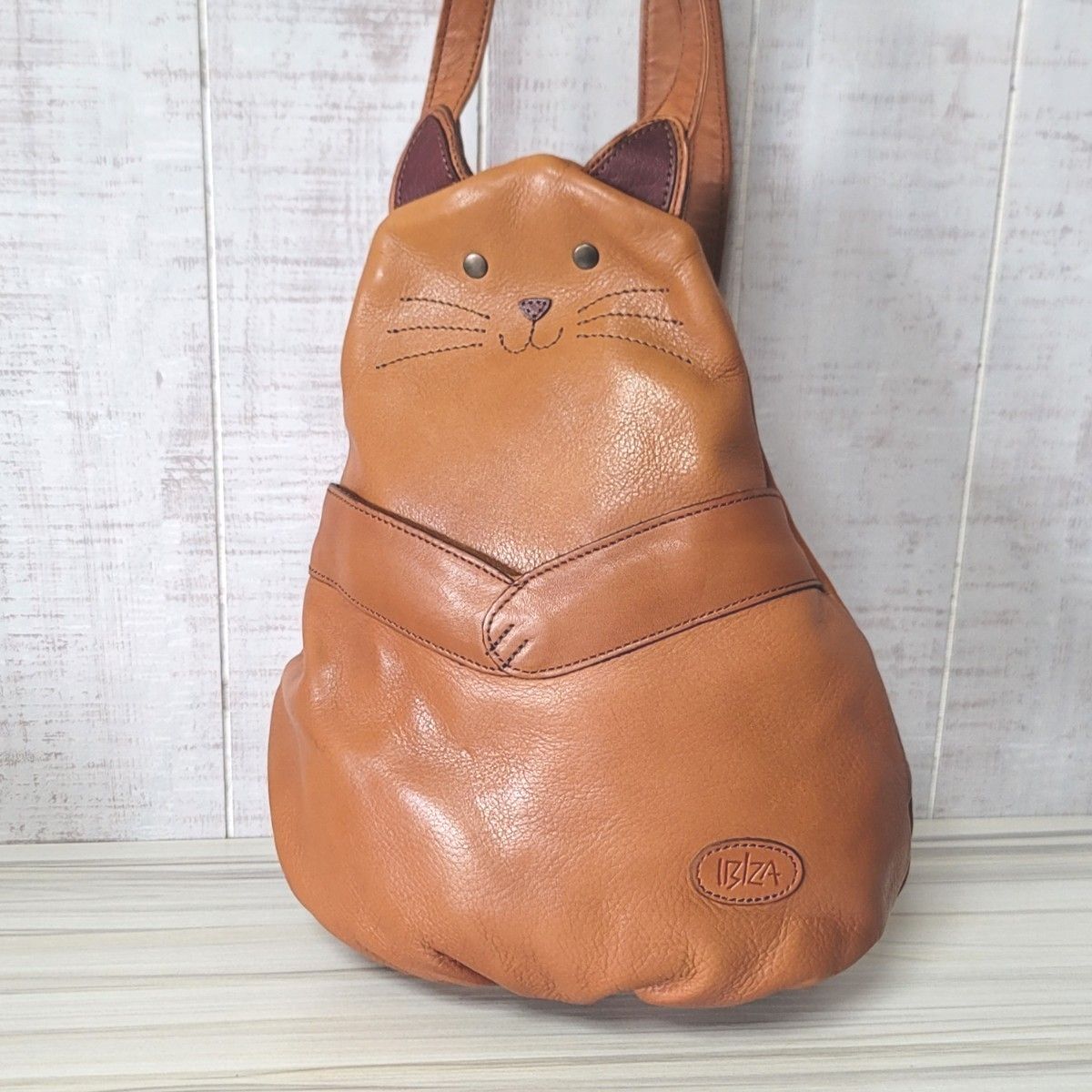 IBIZA イビサ 希少 猫 リュック オールレザー コンパクトリック IBIZA イビサ 希少 猫 リュック オールレザー コンパクトリック