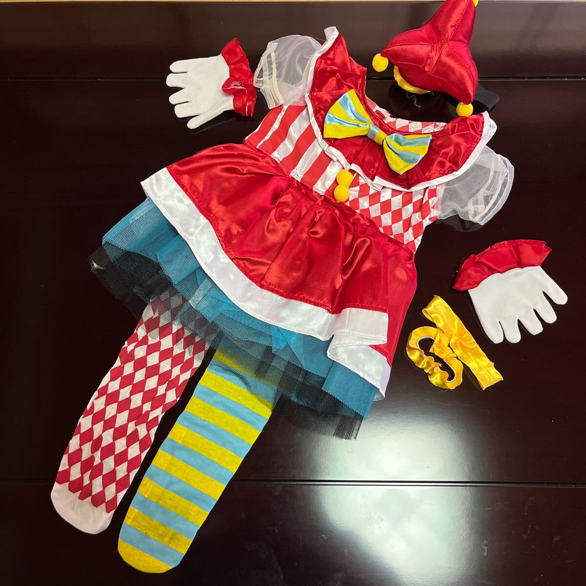 不二家 店頭用 ペコちゃん 専用衣装3・ピエロ衣装 とっても凝った作りでめちゃくちゃかわいいです！