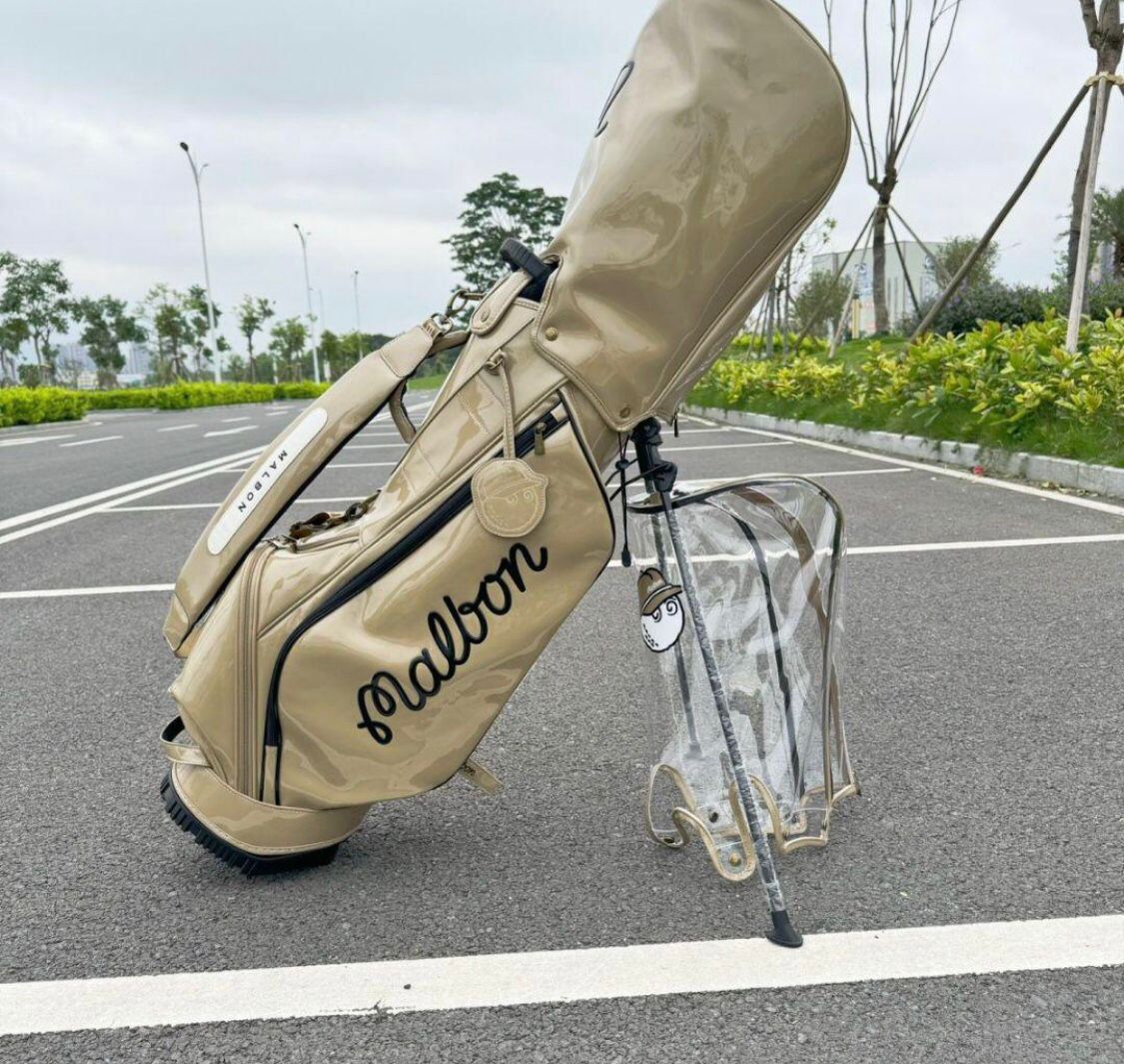 malbon マルボンゴルフ キャディバッグ スタンドバッグ エナメル malbon マルボンゴルフ キャディバッグ スタンドバッグ エナメル