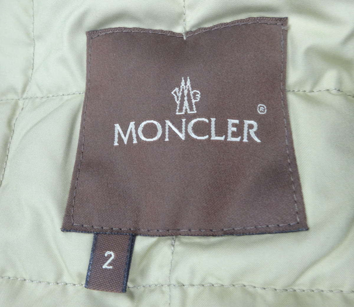 モンクレール/MONCLER 茶タグ ダウン ジャケット/コート/ブルゾン 2サイズ ブラック 41389 キルティング_画像3