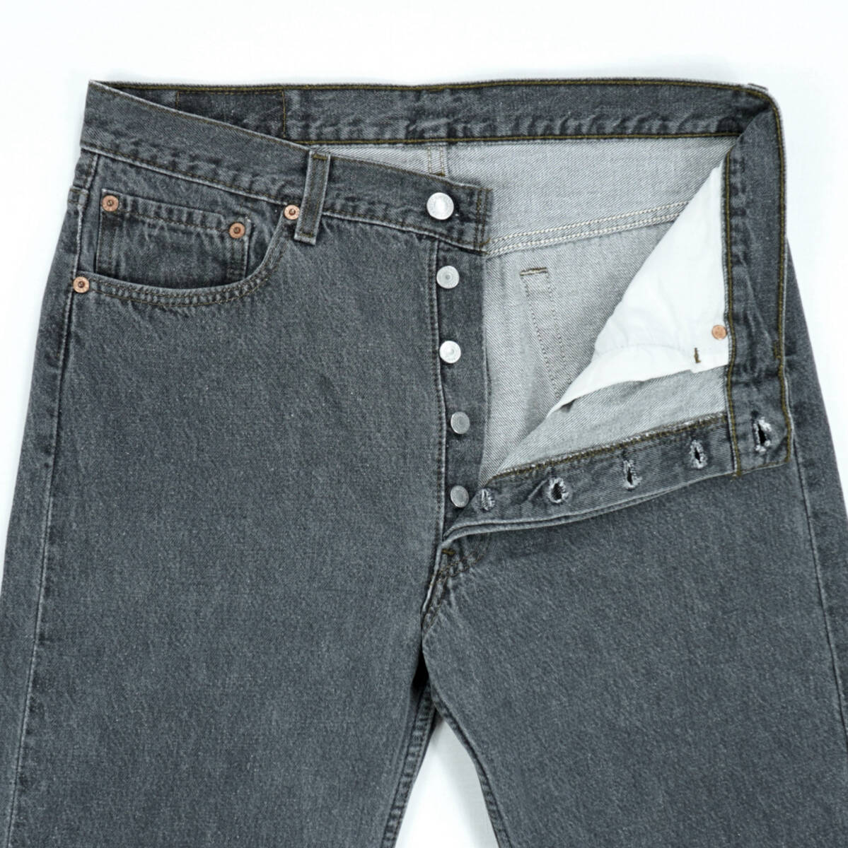 Levi's 501 BLACK DENIM PANTS USA 1995s W34 L30 LS24126 Levi's 501 BLACK DENIM PANTS USA 1995s W34 L30 LS24126