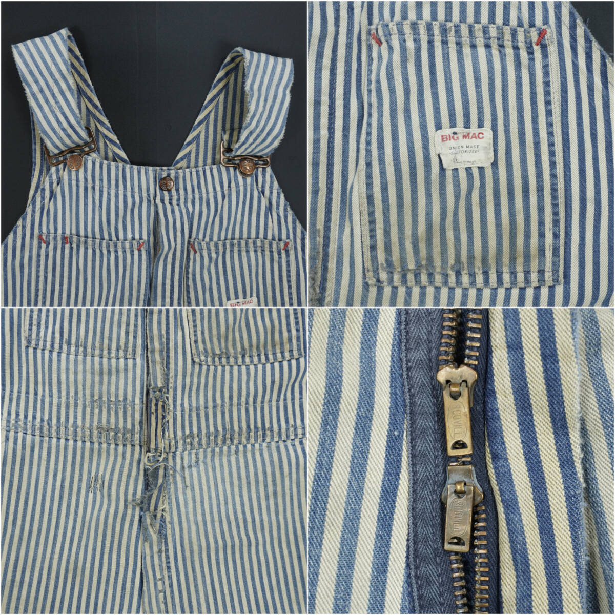 BIG MAC WHIZIT STYLE OVERALLS 1960s BR24029 Vintage ビッグ BIG MAC WHIZIT STYLE OVERALLS 1960s BR24029 Vintage ビッグ