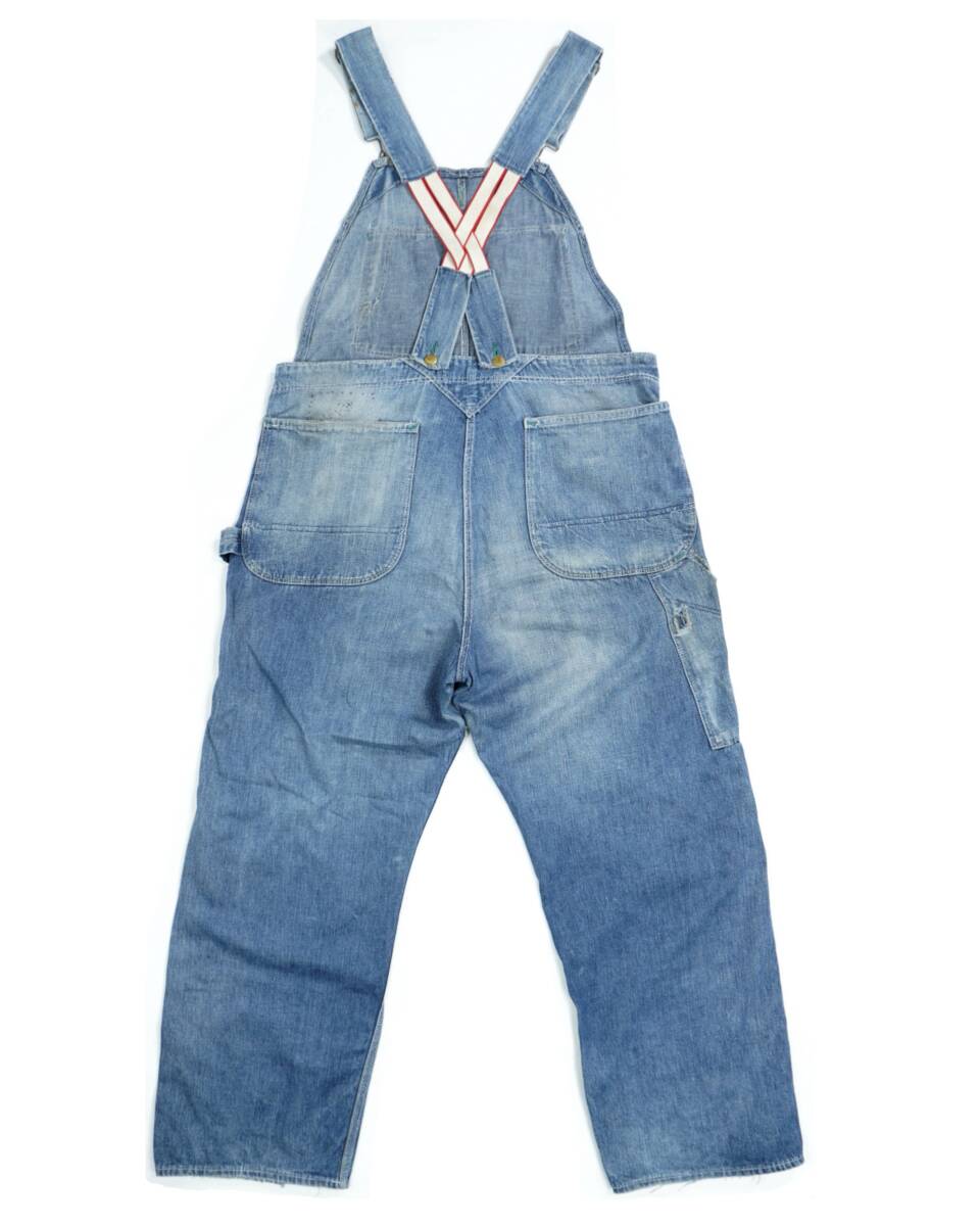 Anvil Brand INDIGO DENIM OVERALLS 1950s BR24025 Vintage Anvil Brand INDIGO DENIM OVERALLS 1950s BR24025 Vintage