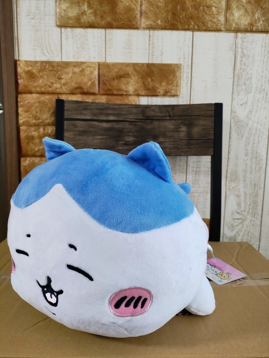 タグ付き ちいかわ いっしょにねんねBIGぬいぐるみ ハチワレ タグ付き ちいかわ いっしょにねんねBIGぬいぐるみ ハチワレ