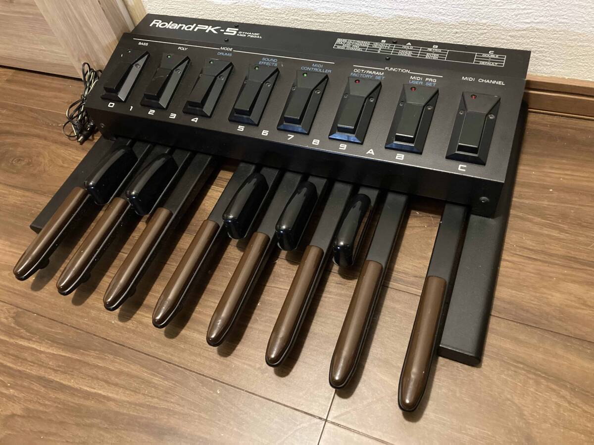 Yahoo!オークション - ROLAND PK-5 動画有 Dynamic MIDI Pedal Yahoo!オークション - ROLAND PK-5 動画有 Dynamic MIDI Pedal