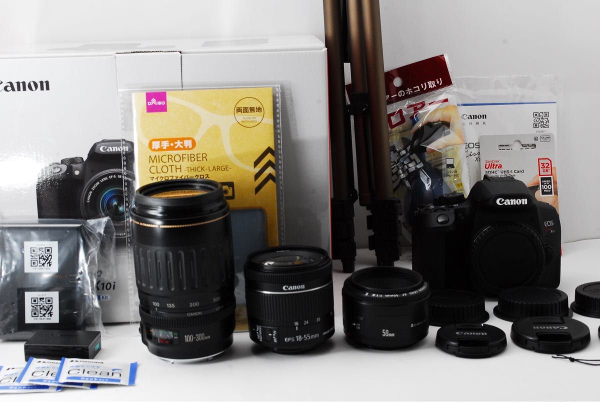 Wi-Fi 美品 レンズ3本 Canon Kiss X10i 最新機種 高性能デジタル Wi-Fi 美品 レンズ3本 Canon Kiss X10i 最新機種 高性能デジタル