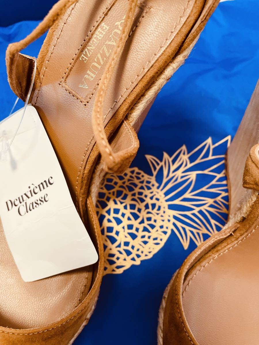 AQUAZZURA アクアズーラ 新品 ウェッジサンダル エスパドリーユ AQUAZZURA アクアズーラ 新品 ウェッジサンダル エスパドリーユ