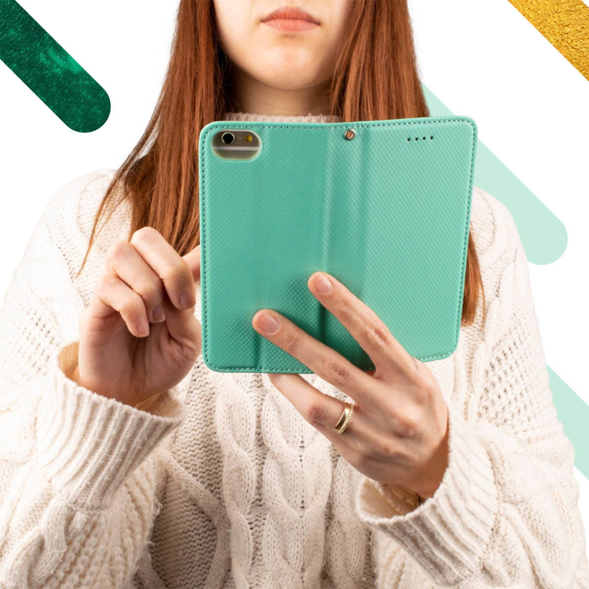 OPPO Reno9A Reno7A кейс блокнот type CPH2523 A301OP покрытие зеленый изумруд зеленый Green простой reno9Areno7A дешевый смартфон кейс популярный