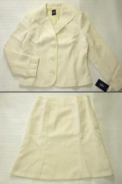 【正規品直輸入】 タグ付き・未使用◆article/ジャケット&台形スカート/スーツ/13AR70白系 ひざ丈スカート 【正規品直輸入】 タグ付き・未使用◆article/ジャケット&台形スカート/スーツ/13AR70白系 ひざ丈スカート
