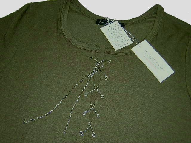  tag attaching * unused * Ine ine| chain attaching short sleeves T-shirt 9 number 6,090 jpy 