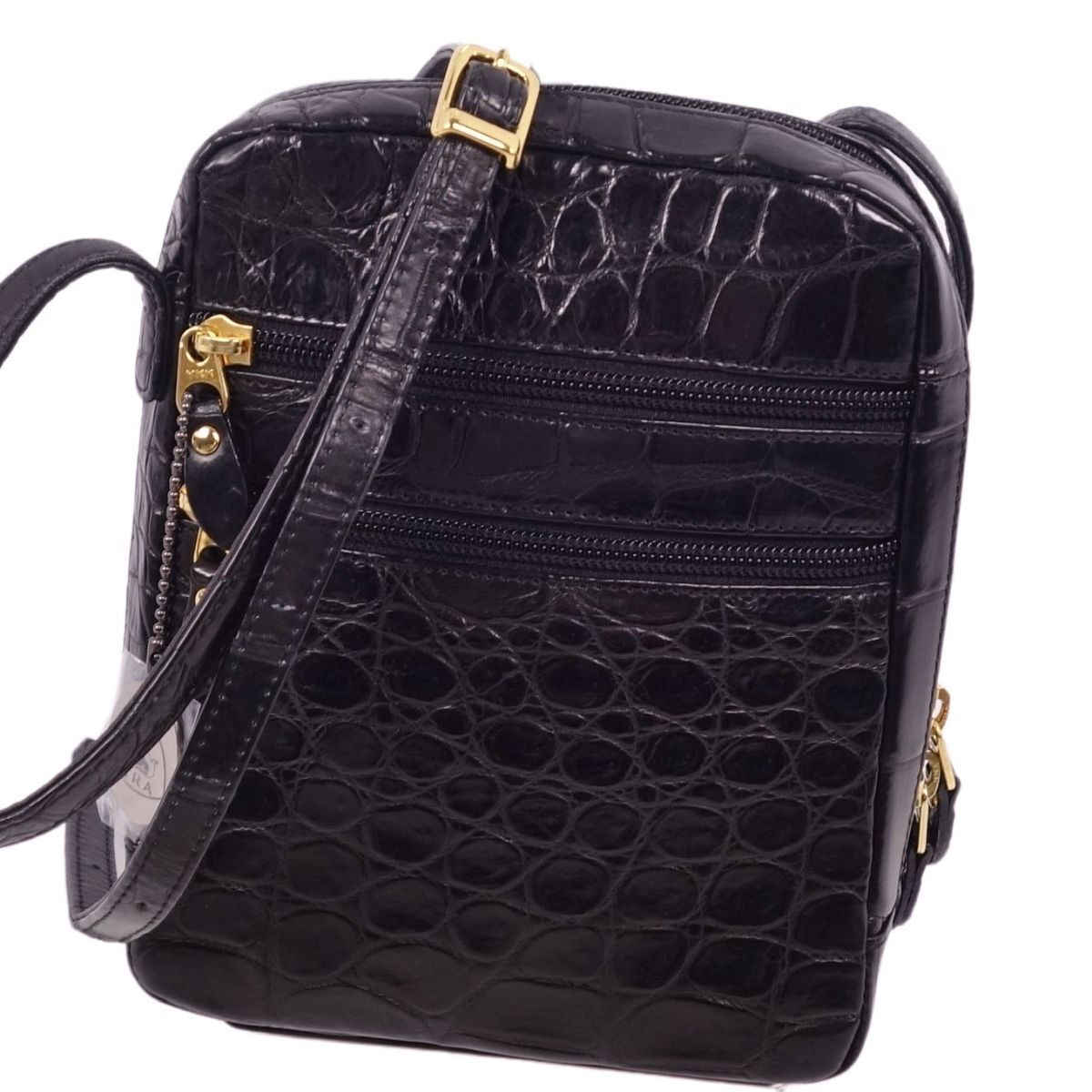 美品 クロコダイル CROCODILE JRA バッグ ショルダーバッグ 美品 クロコダイル CROCODILE JRA バッグ ショルダーバッグ