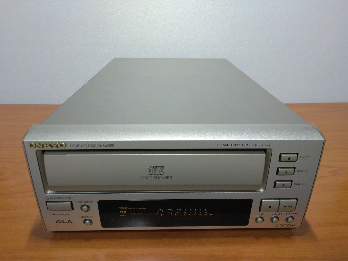 ONKYO C-707CHX CDプレーヤー 3枚CDチェンジャー CDデッキ ONKYO C-707CHX CDプレーヤー 3枚CDチェンジャー CDデッキ