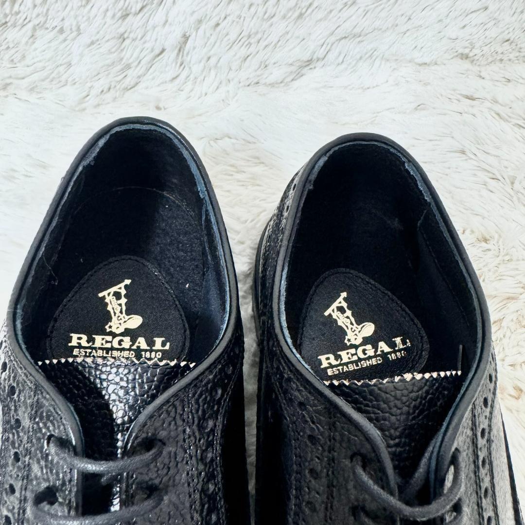 極美品 リーガル REGAL ウィングチップ ビジネスシューズ 靴 極美品 リーガル REGAL ウィングチップ ビジネスシューズ 靴