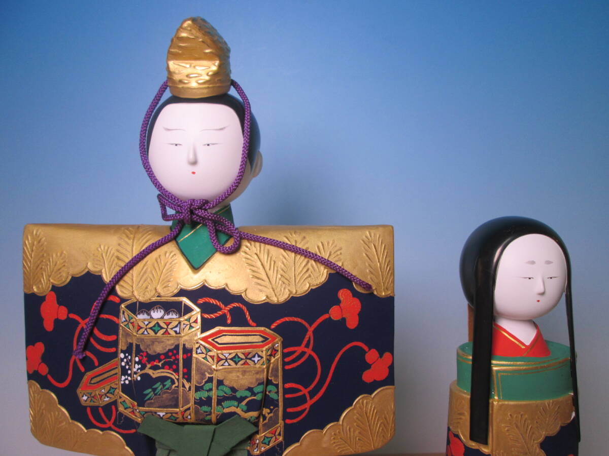 Yahoo!オークション - 博多人形師 中村信喬作 「次郎佐衛門立雛 Yahoo!オークション - 博多人形師 中村信喬作 「次郎佐衛門立雛