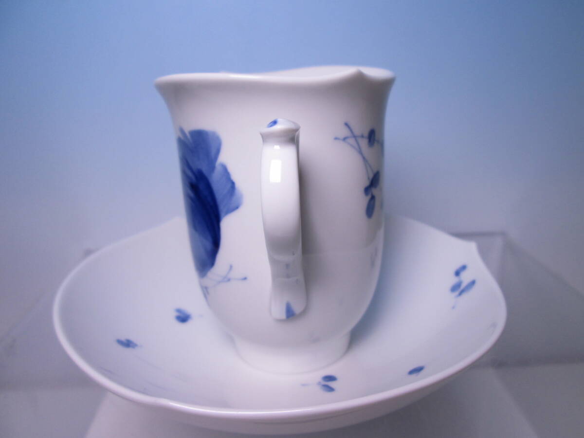 *Meissen Meissen blue flower blue flower cup & saucer also case attaching 