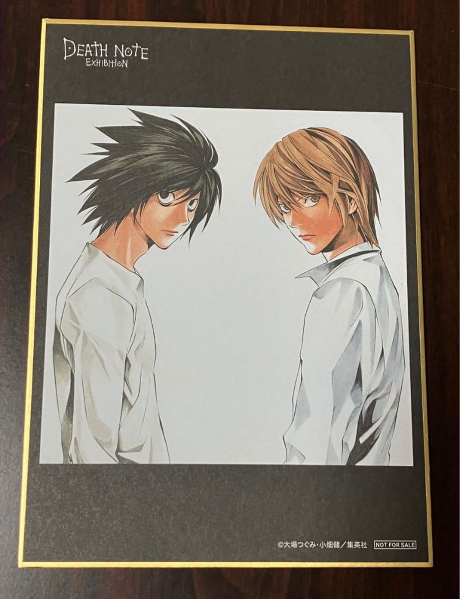 DEATH NOTE EXHIBITION ミニ色紙 夜神月 L|Yahoo!フリマ(旧 DEATH NOTE EXHIBITION ミニ色紙 夜神月 L|Yahoo!フリマ(旧