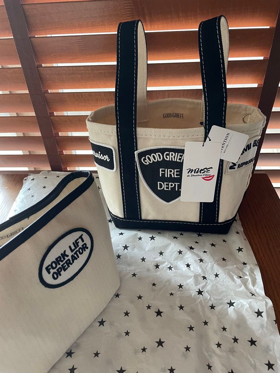 新品未使用 GOOD GRIEF グッドグリーフ トートバック 新品未使用 GOOD GRIEF グッドグリーフ トートバック