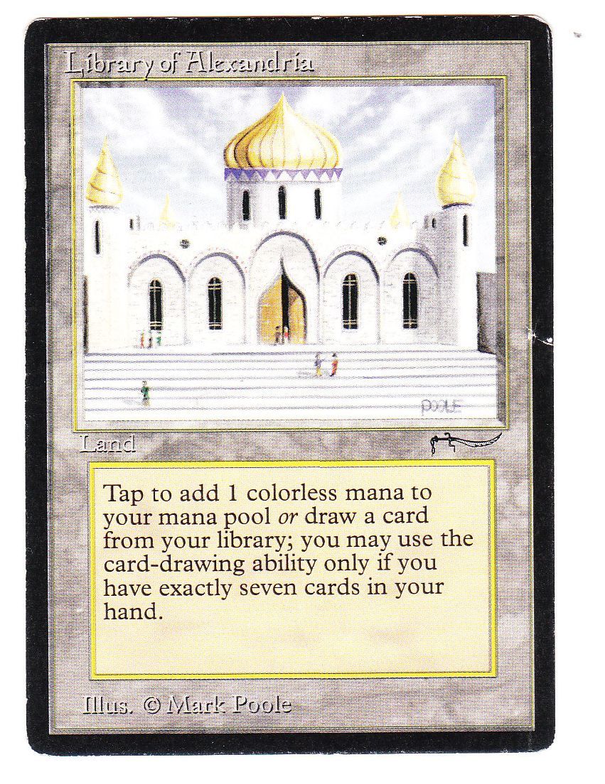 Yahoo!オークション - MTG AN Library of Alexandria(英語) Yahoo!オークション - MTG AN Library of Alexandria(英語)