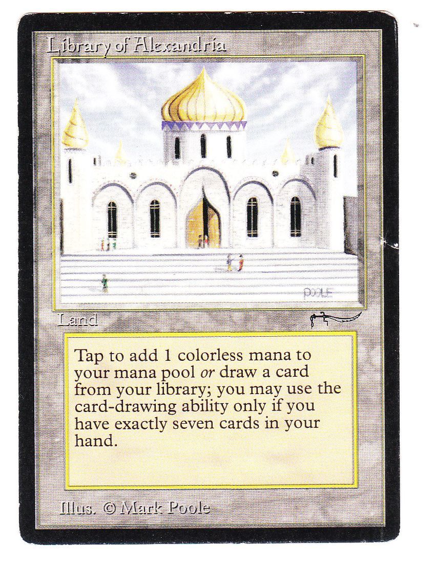 MTG AN Library of Alexandria(英語)