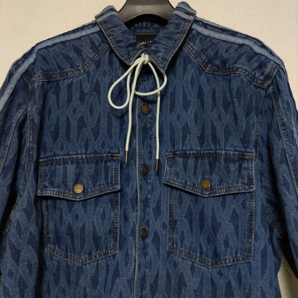 adidas アディダス IVY PARK monogram denim shirt アイヴィ adidas アディダス IVY PARK monogram denim shirt アイヴィ