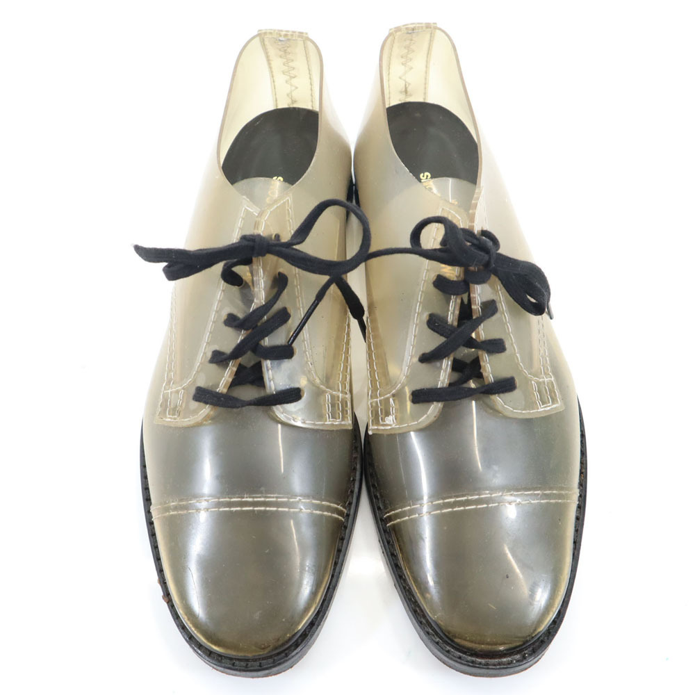  Comme des Garcons made in Japan clear shoes 22.5cm black group COMME des GARCONS lady's 