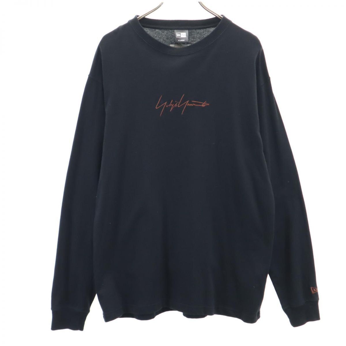 ニューエラ × ヨウジヤマモト コラボ 長袖 Tシャツ XL 黒 NEW ニューエラ × ヨウジヤマモト コラボ 長袖 Tシャツ XL 黒 NEW