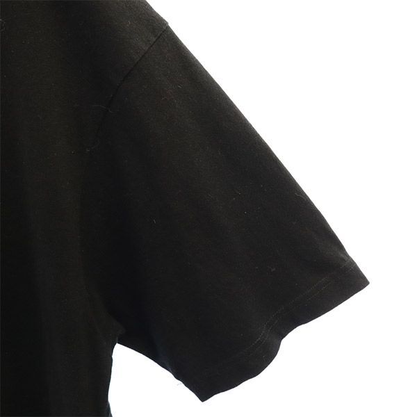 アルファ プリント 半袖 Tシャツ XL ブラック ALPHA メンズ