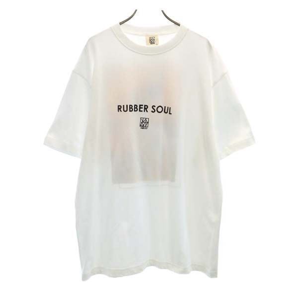 未使用 バースト222 20ss REPLICA プリント 半袖 Tシャツ 3 ホワイト vast222 ラバーソウル メンズ 文字・ロゴ