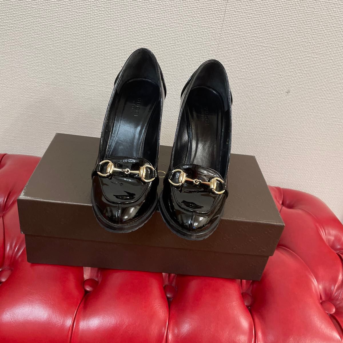 上品グッチ シューズ